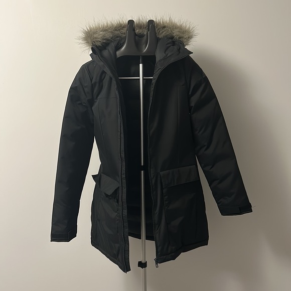 Adidas hooded parka with removable fur - Picture 2 of 8